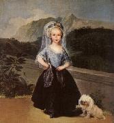 Francisco de Goya Portrait of Mana Teresa de Borbon Y Vallabriga France oil painting artist